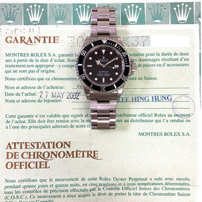 Rolex Sea-Dweller Black Dial 16600