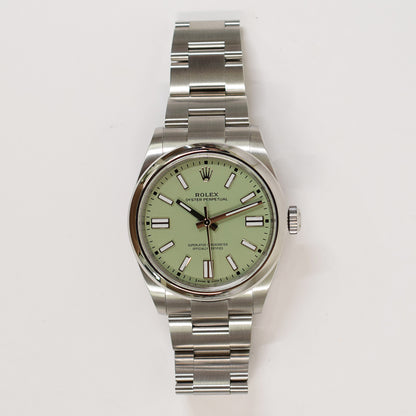 Rolex Oyster Perpetual 41mm Pistachio Dial 134300 (2025)