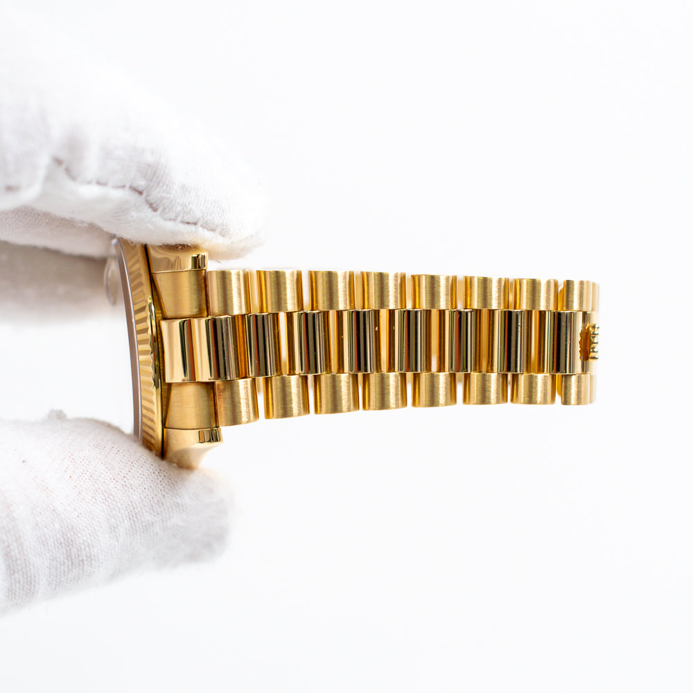 Rolex Day-Date 36mm Champagne Jubilee Diamond Dial 118238NCA