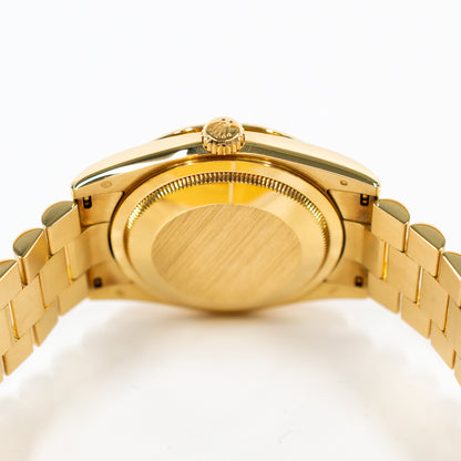 Rolex Day-Date 36mm Champagne Jubilee Diamond Dial 118238NCA