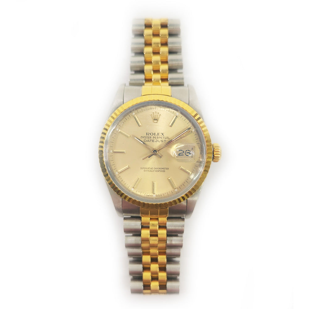 Rolex Datejust 36mm Champagne Dial 16013