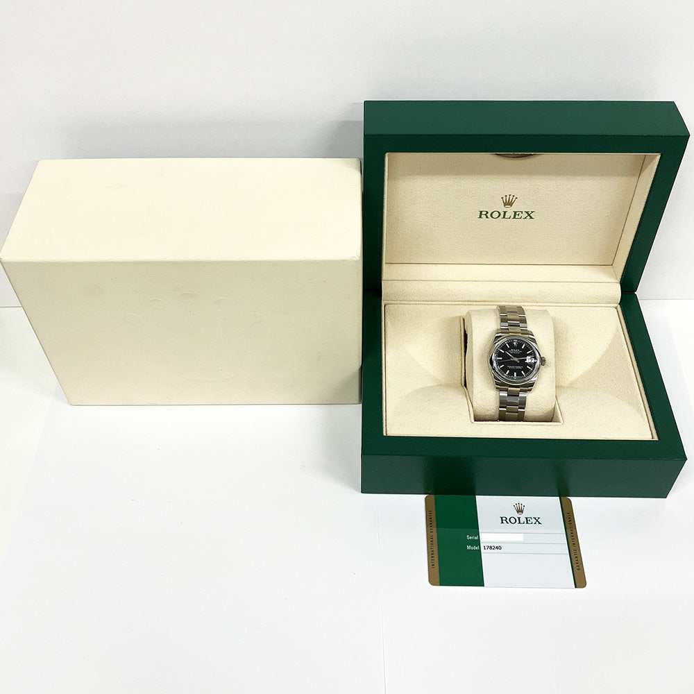 Rolex Datejust 31mm Black Dial 178240