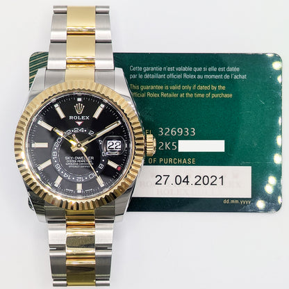 Rolex Sky-Dweller Black Dial 326933 (2021)