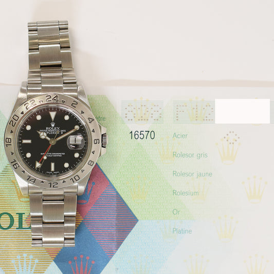 Rolex Explorer II 40mm Black Dial 16570 (2014)