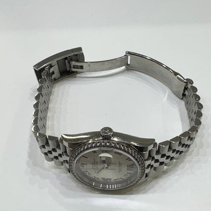 Rolex Datejust 36mm Silver "VI"&"IX" Diamond Dial 126284RBR (2021)