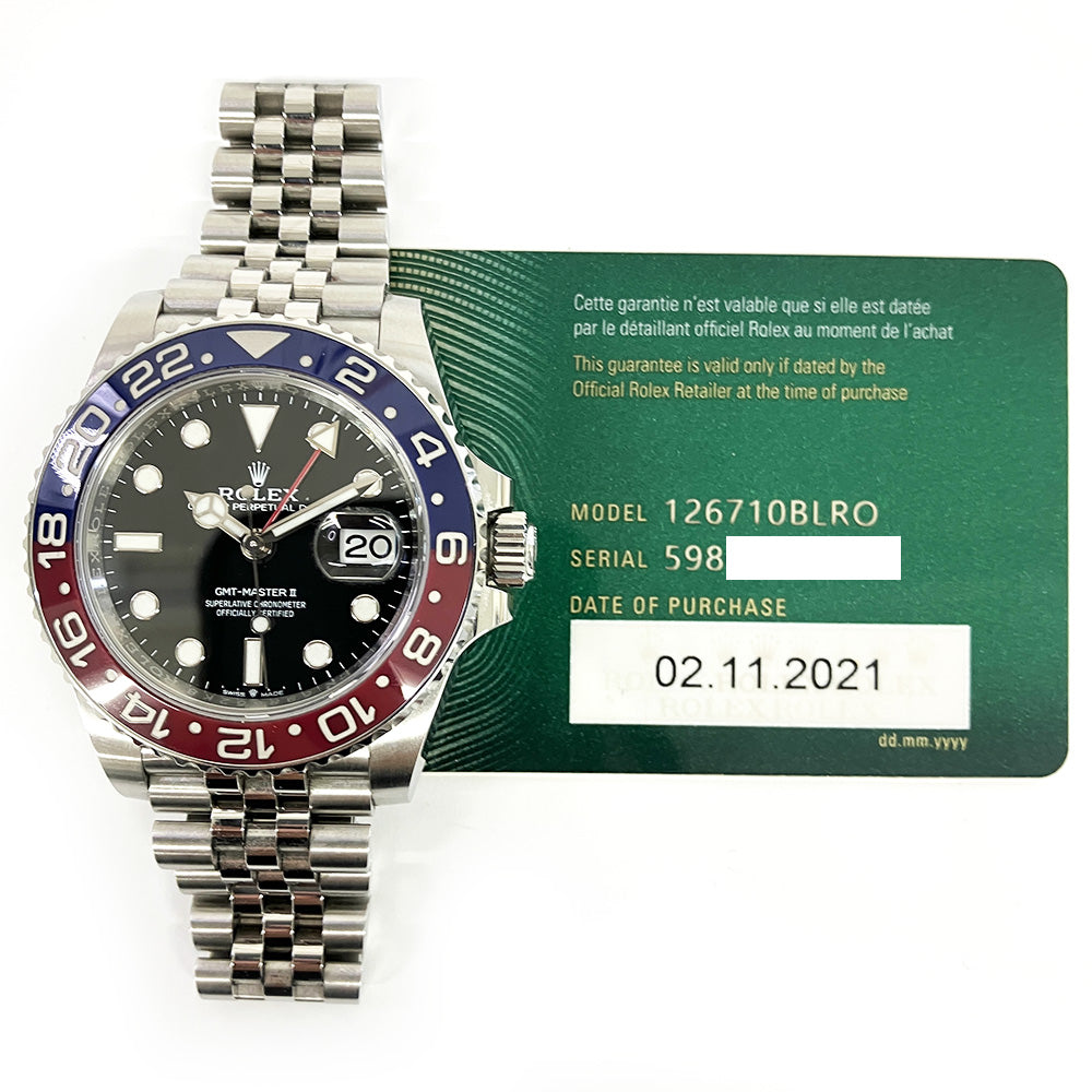 Rolex GMT-Master II  Pepsi Dial 126710BLRO