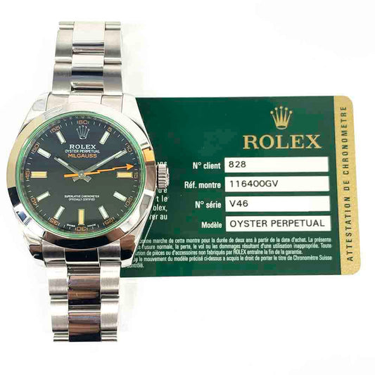 Rolex Milgauss Black Dial 116400GV