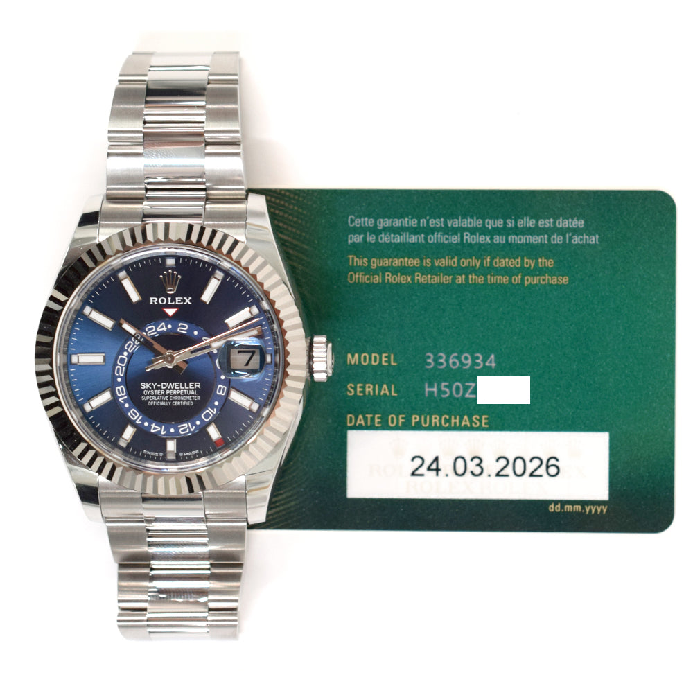 Rolex Sky-Dweller Blue Dial 336934 (2026)