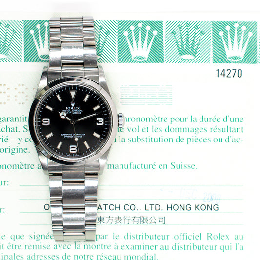 Rolex Explorer 36mm Black Dial 14270 (2000)