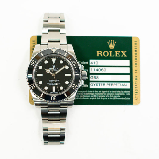 Rolex Submariner No Date 40mm Black Dial 114060 (2013)