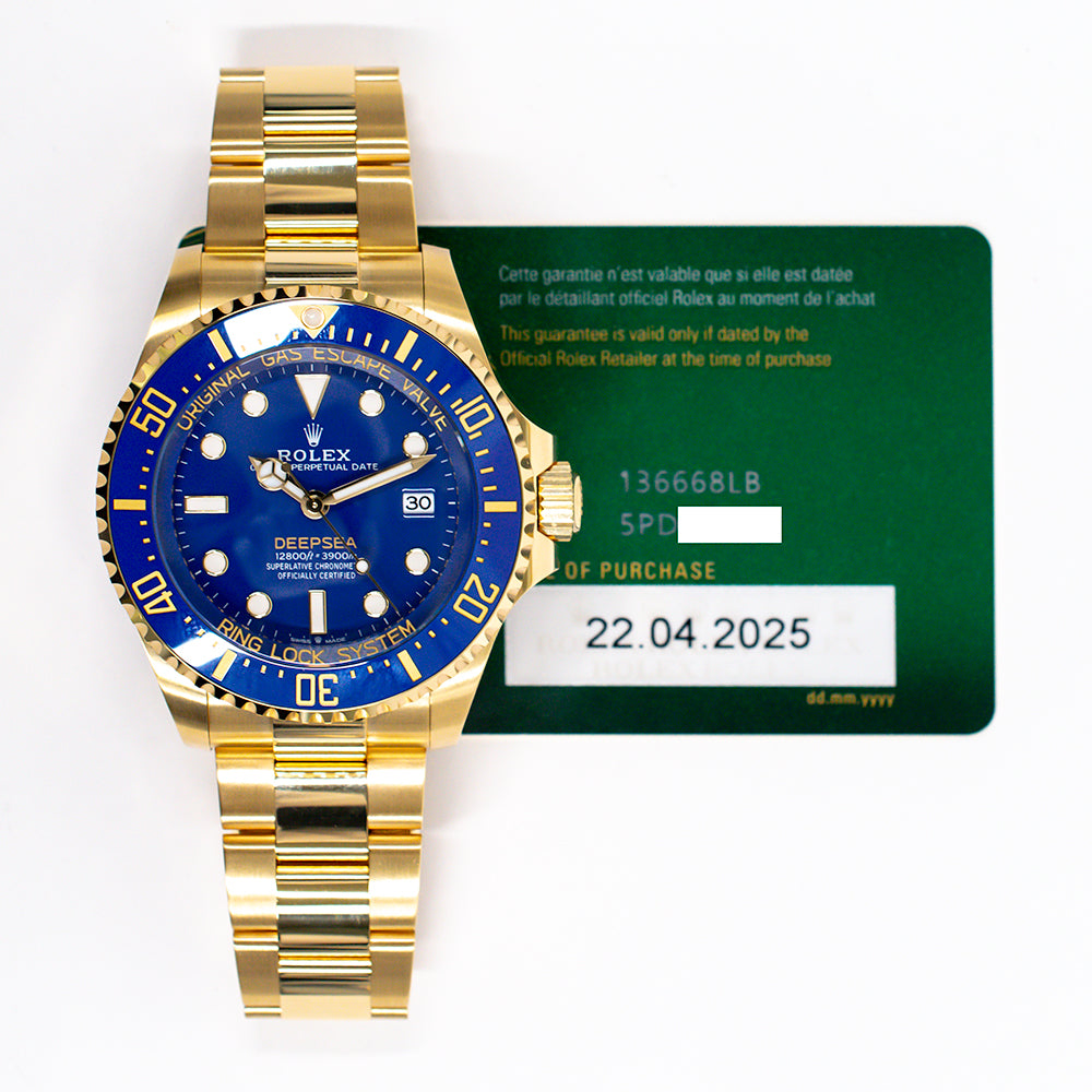 Rolex Deepsea 44mm Blue Dial 136668LB (2025)