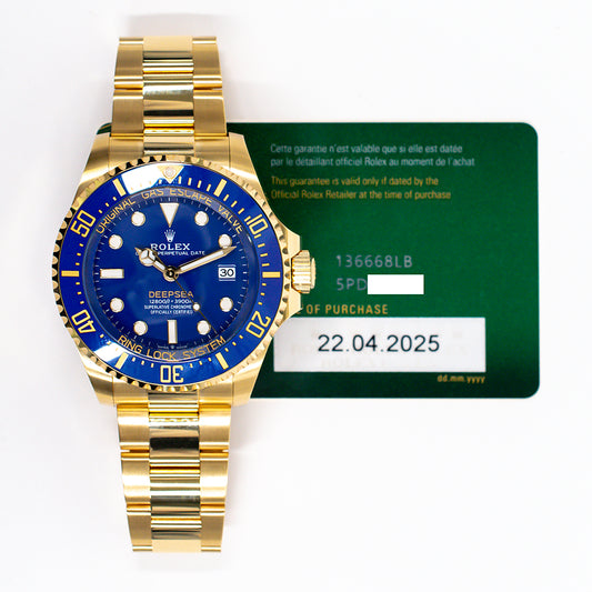 Rolex Deepsea 44mm Blue Dial 136668LB (2025)