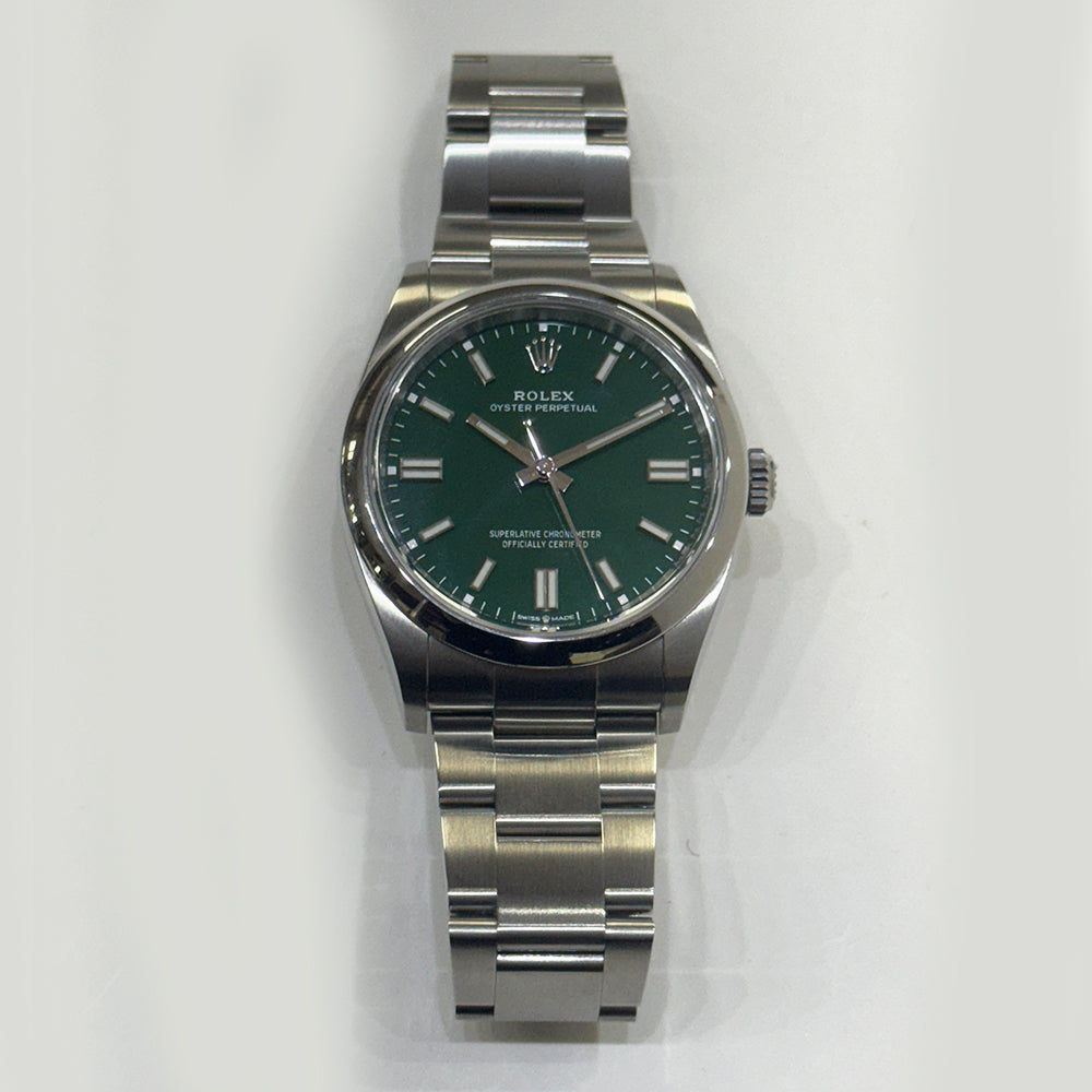 Rolex Oyster Perpetual 36mm Green Dial 126000 (2023)