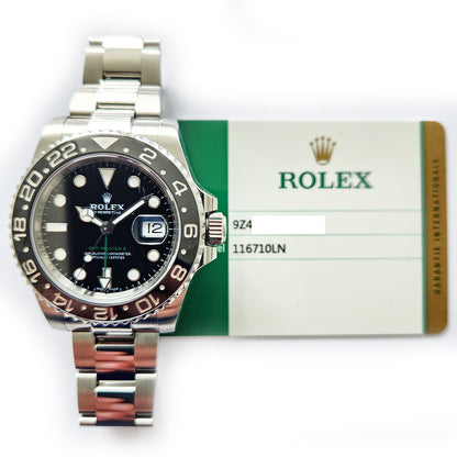 Rolex GMT-Master II Black Dial 116710LN