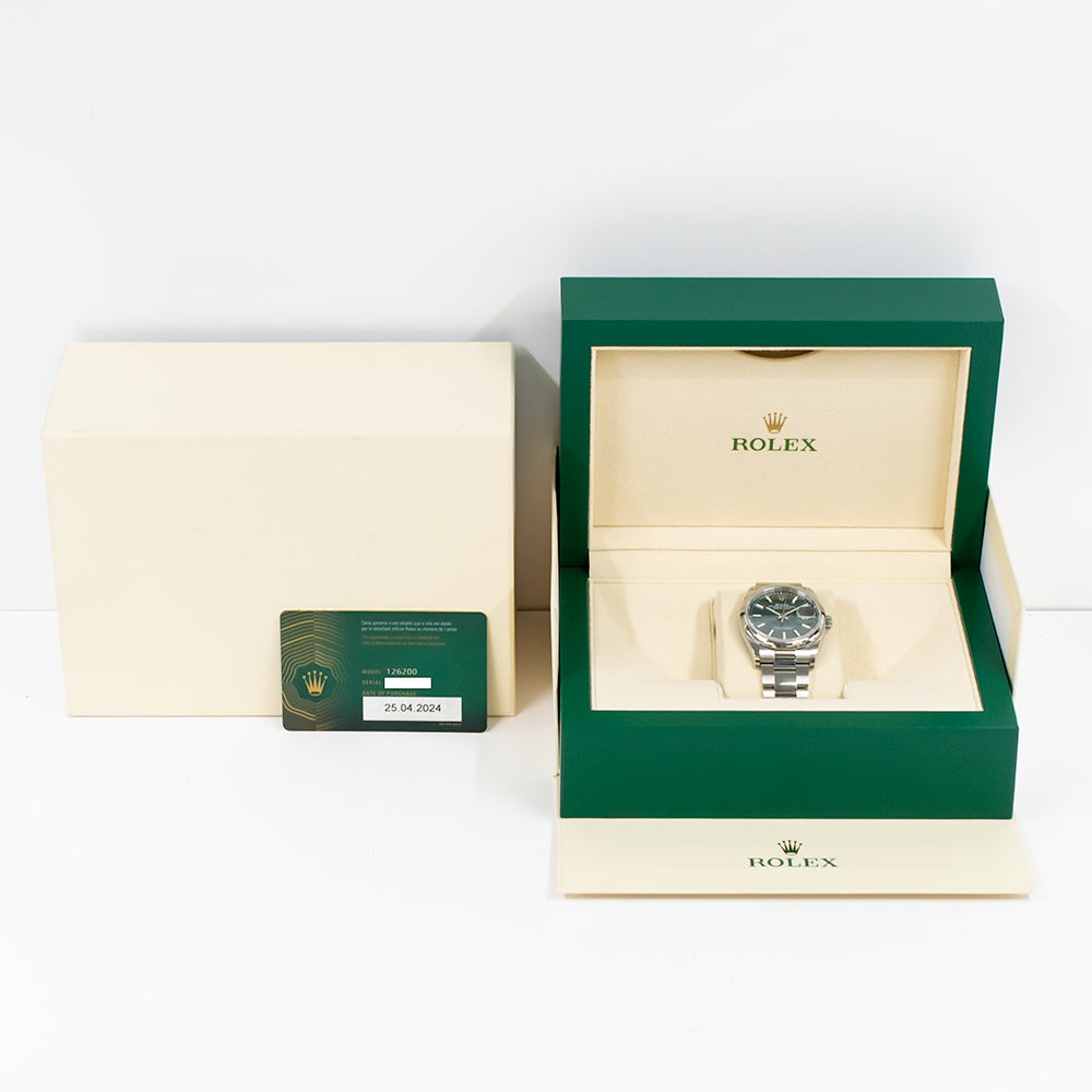 Rolex Datejust 36mm Green Dial 126200 (2024)