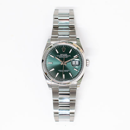Rolex Datejust 36mm Green Dial 126200 (2024)