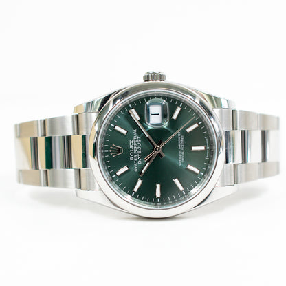 Rolex Datejust 36mm Green Dial 126200 (2024)