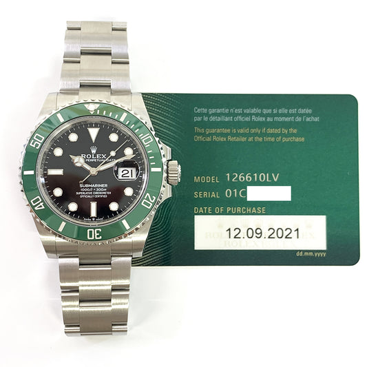 Rolex Submariner Date 41mm Starbucks Dial 126610LV