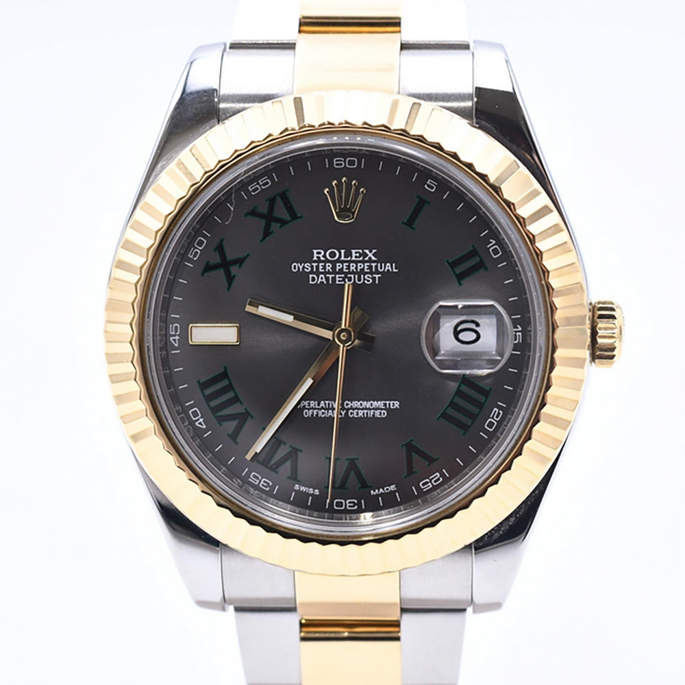 Rolex Datejust II 41mm Wimbledon Dial 116333 (2014)