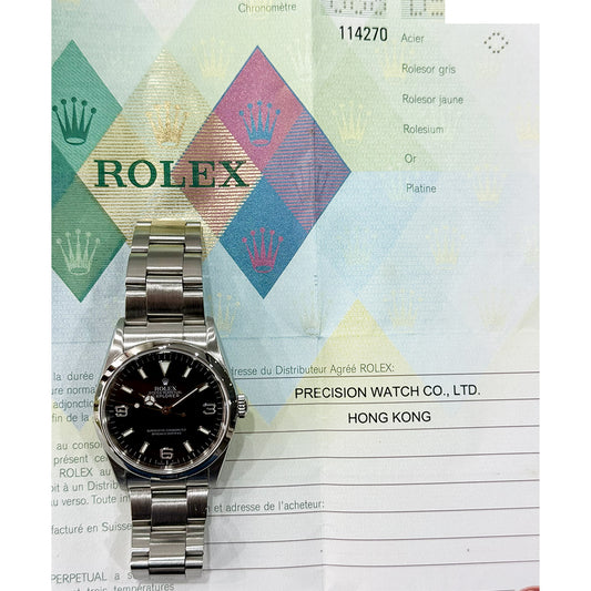 Rolex Explorer 36mm Black Dial 114270 (2006)