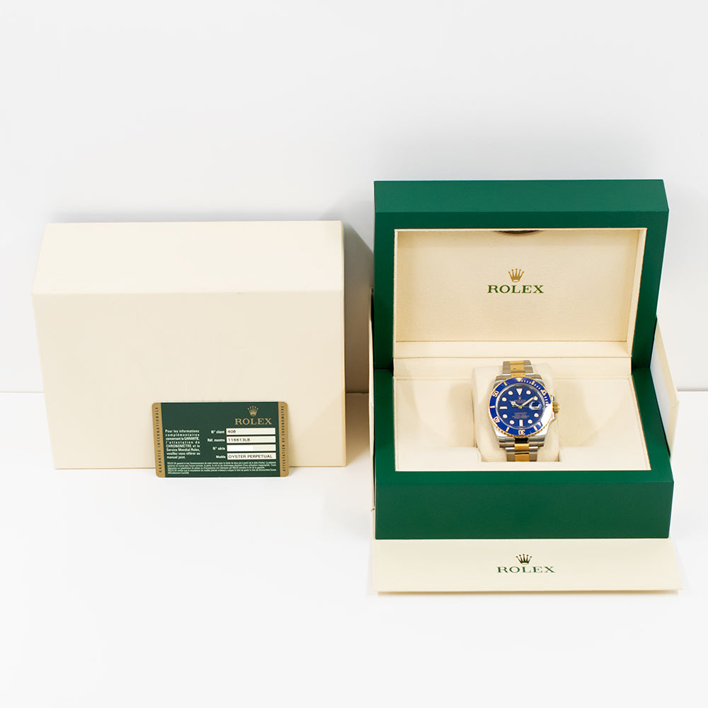 Rolex Submariner Date 40mm Blue Dial 116613LB (2013)