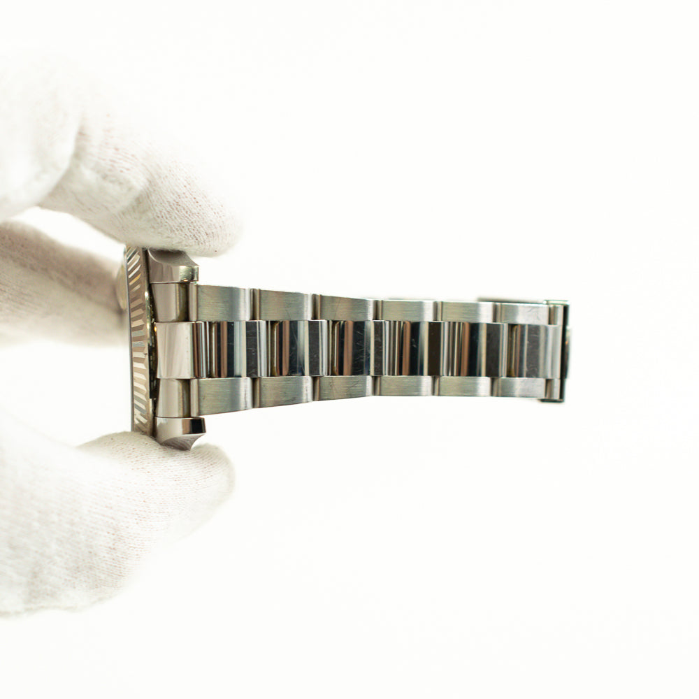 Rolex Datejust II Silver Diamond Dial 116334 (2014)