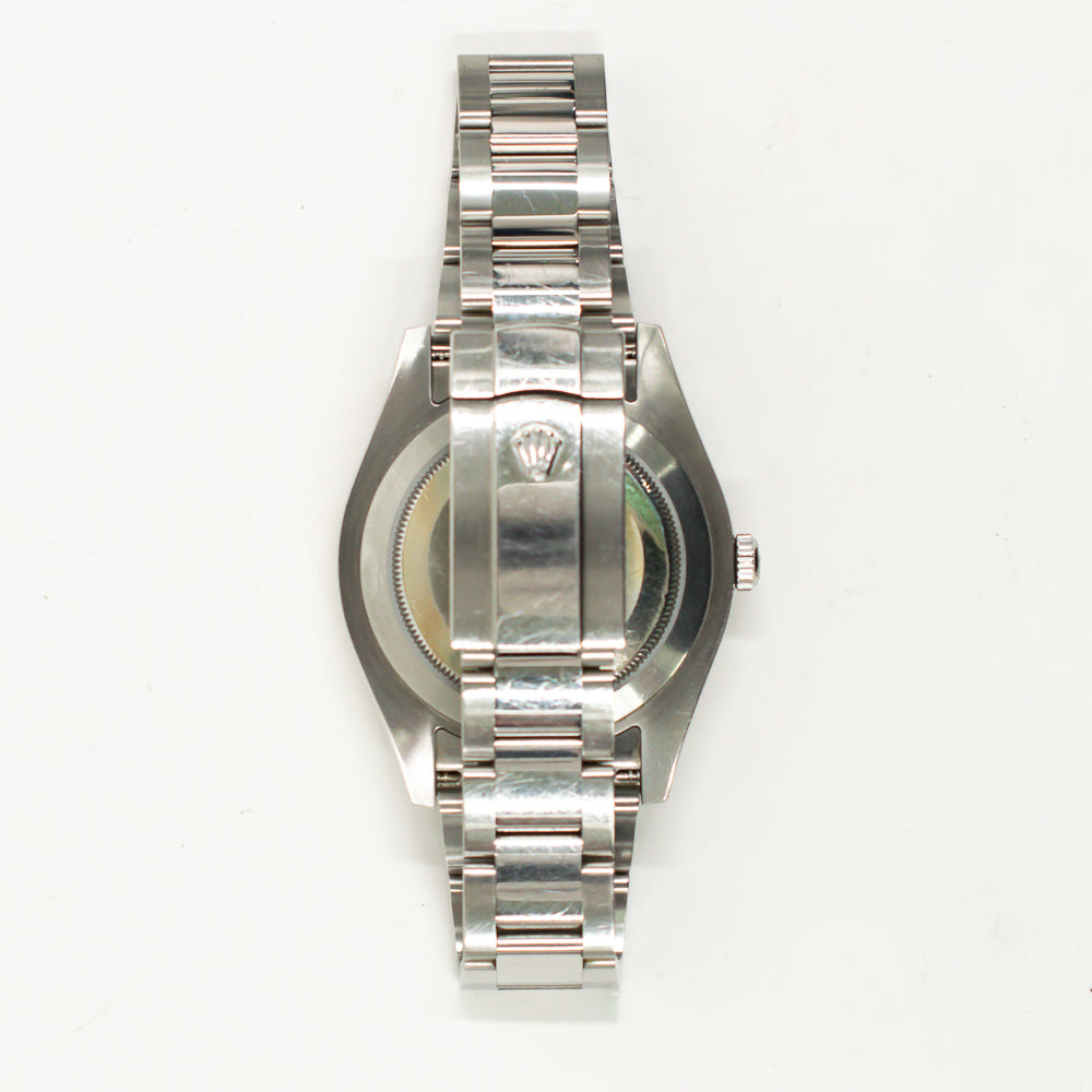 Rolex Datejust II Silver Diamond Dial 116334 (2014)