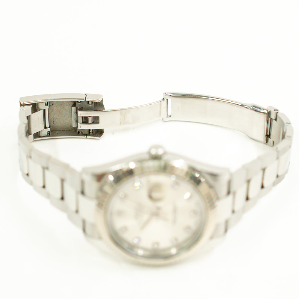 Rolex Datejust II Silver Diamond Dial 116334 (2014)