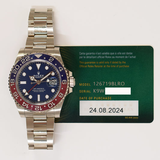 Rolex GMT-Master II Blue Dial 126719BLRO (2024)