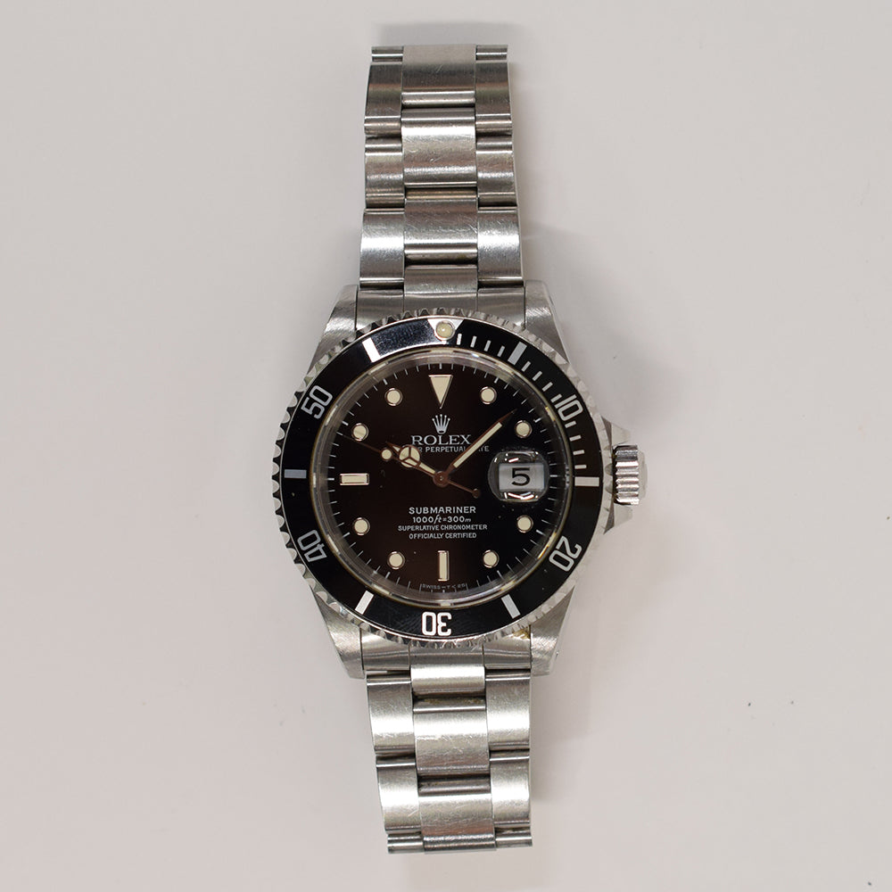 Rolex Submariner Date 41mm Black Dial 16610 (1995)