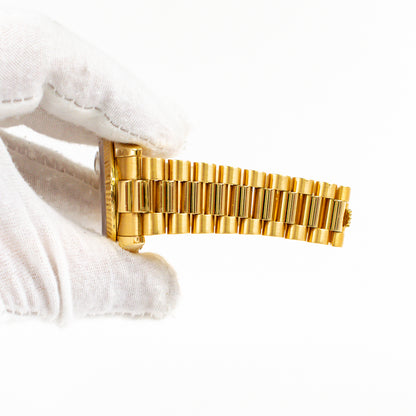 Rolex Day-Date 36mm Pave Diamond Roman Dial 118238NRZ (2013)