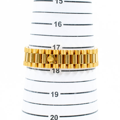 Rolex Day-Date 36mm Pave Diamond Roman Dial 118238NRZ (2013)