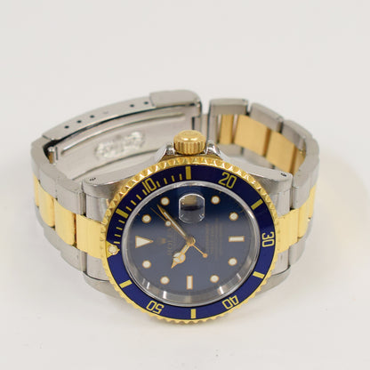 Rolex Submariner Date 40mm Blue Dial 16613LB (1996)