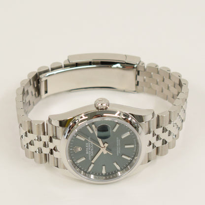Rolex Datejust 36mm Mint Green Dial 126200 (2022)