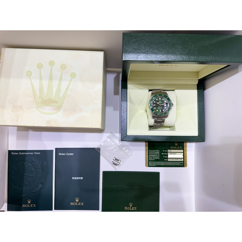 Rolex Submariner Date 40mm Hulk Dial 116610LV (2012)