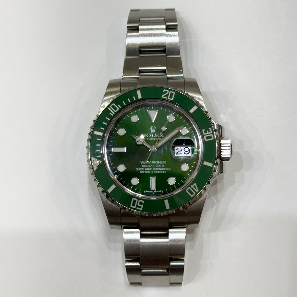 Rolex Submariner Date 40mm Hulk Dial 116610LV (2012)