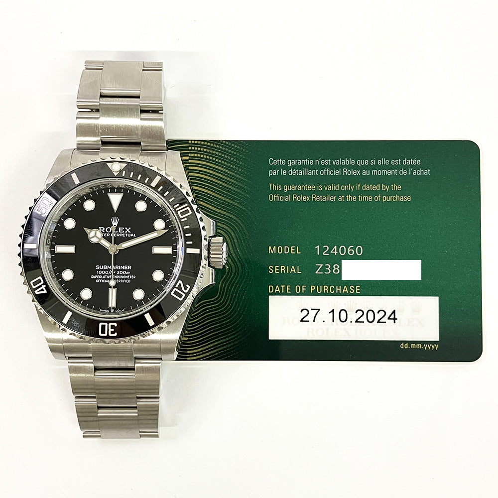 Rolex Submariner Black Dial 124060