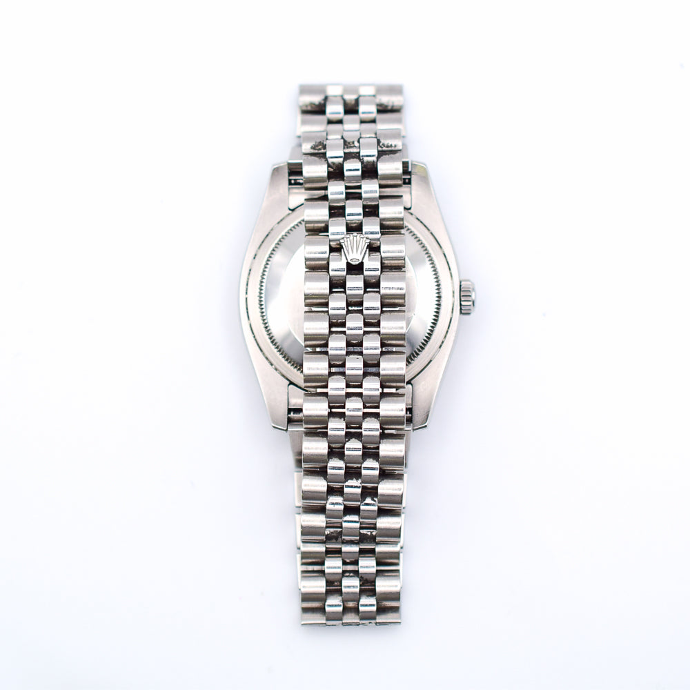 Rolex Datejust 36mm Silver Jubilee Diamond Dial 116234 (2009)