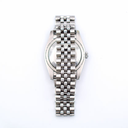 Rolex Datejust 36mm Silver Jubilee Diamond Dial 116234 (2009)