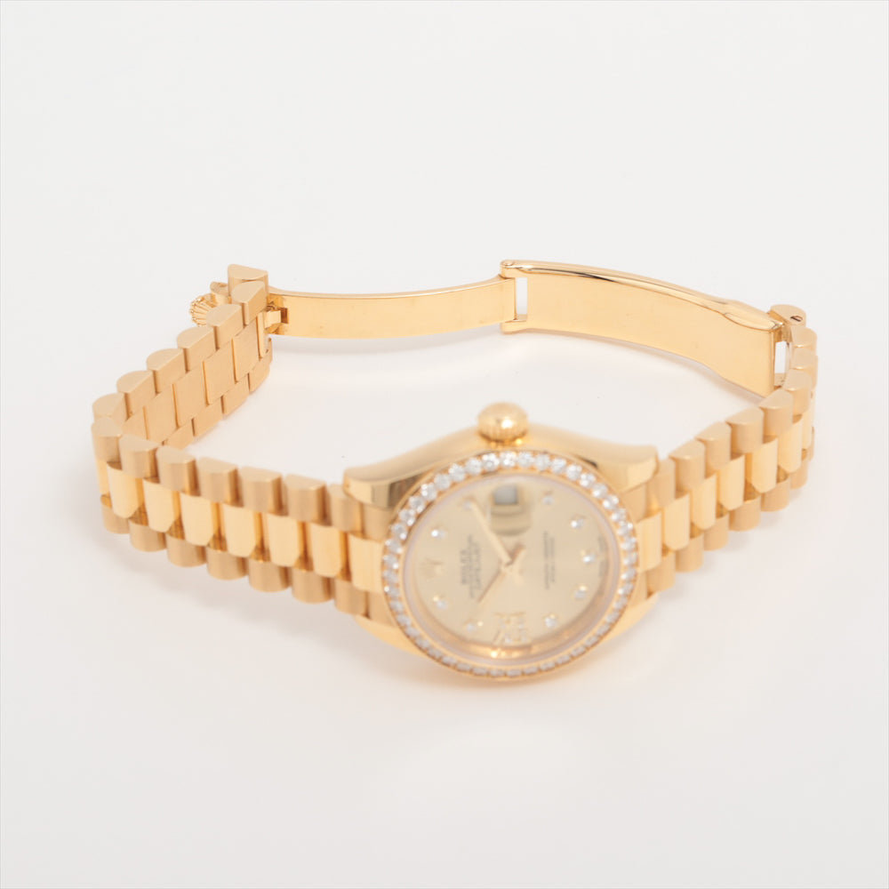 Rolex Datejust 28mm Champagne Star Diamond Dial 279138RBR (2021)