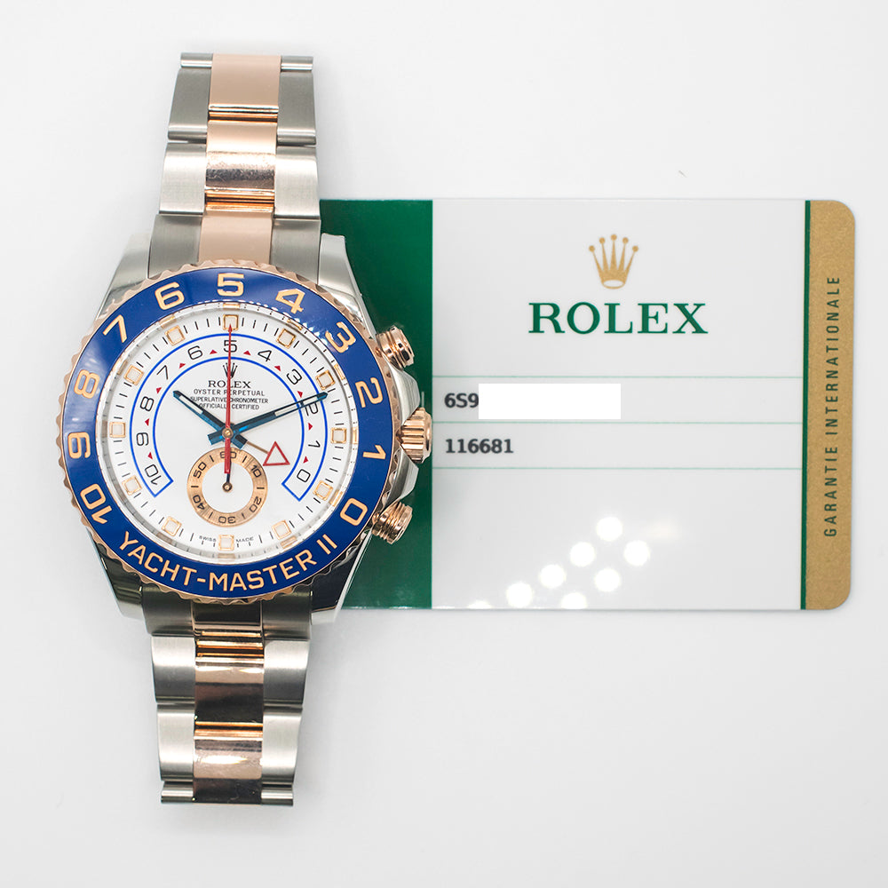 Rolex Yacht-Master II White Dial 116681 (2017)