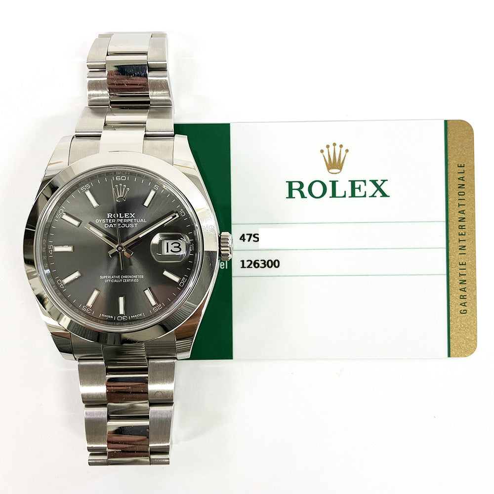 Rolex Datejust 41mm Grey Dial 126300