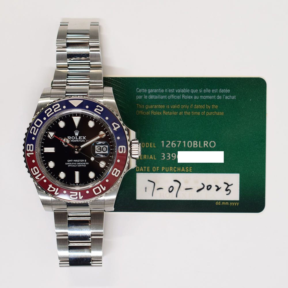 Rolex GMT-Master II "Pepsi" Dial 126710BLRO (2022)