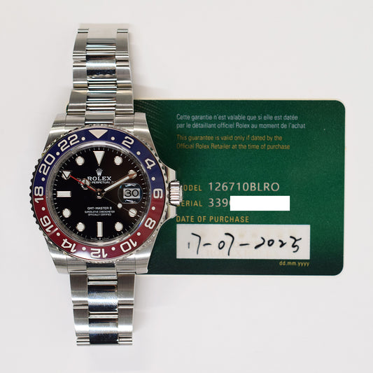 Rolex GMT-Master II "Pepsi" Dial 126710BLRO (2022)