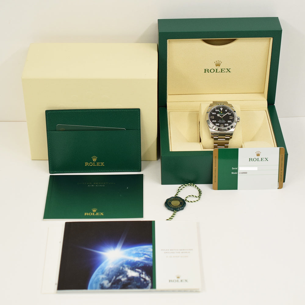 Rolex Air-King 40mm Black Dial 116900 (2017)