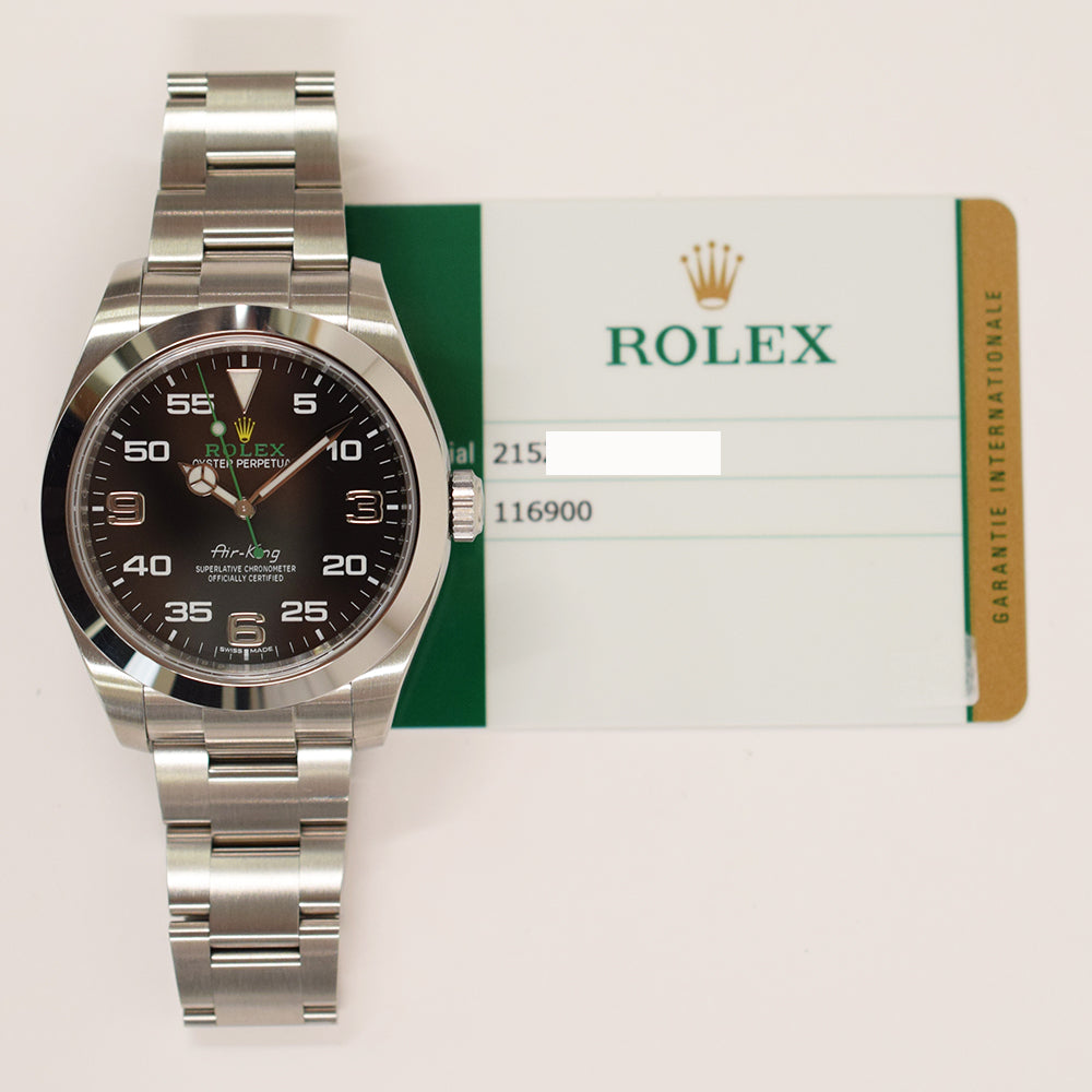Rolex Air-King 40mm Black Dial 116900 (2017)