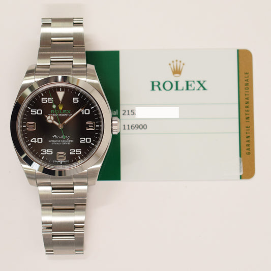 Rolex Air-King 40mm Black Dial 116900 (2017)