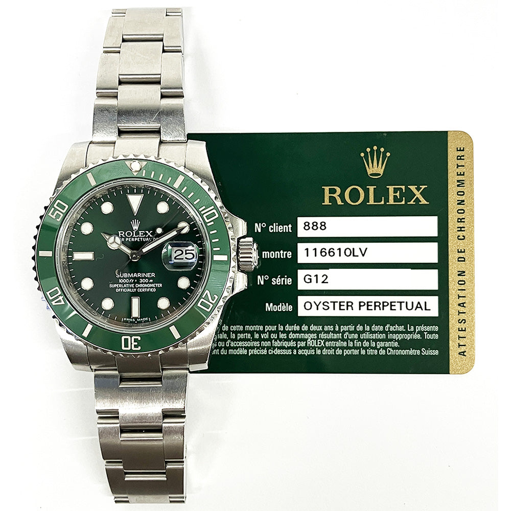 Rolex Green Dial 116610LV