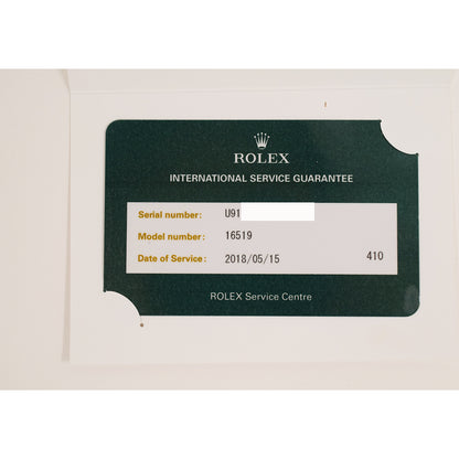 Rolex Daytona Cosmograph 40mm Mop Arabic Dial 16519NA (1999)