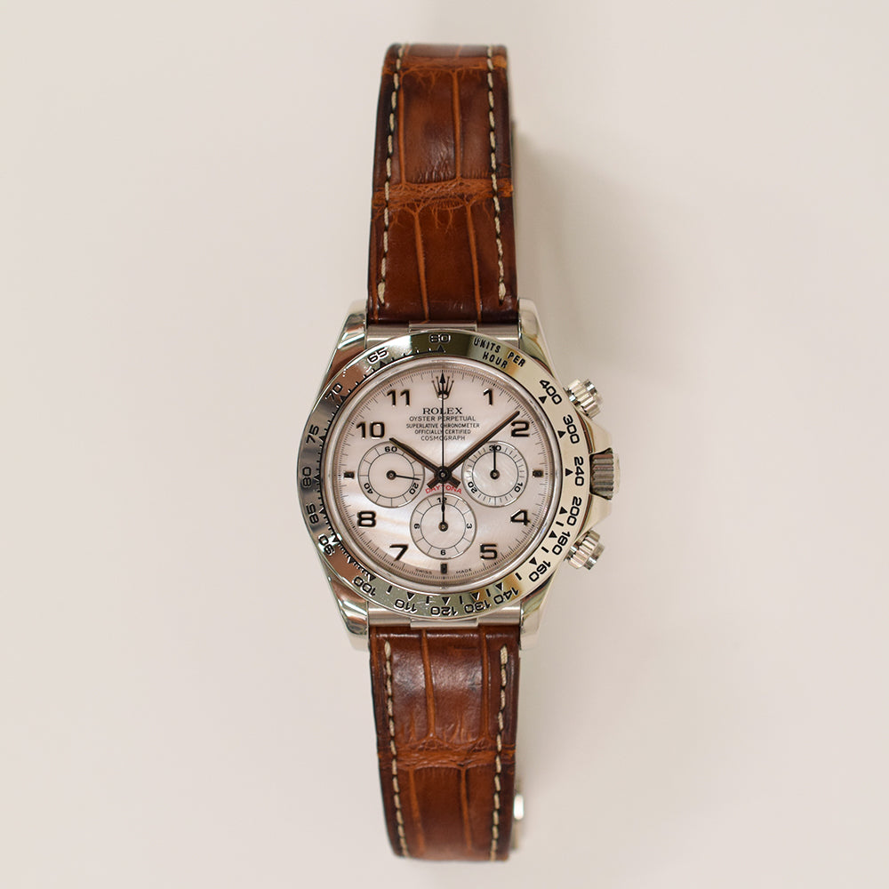 Rolex Daytona Cosmograph 40mm Mop Arabic Dial 16519NA (1999)